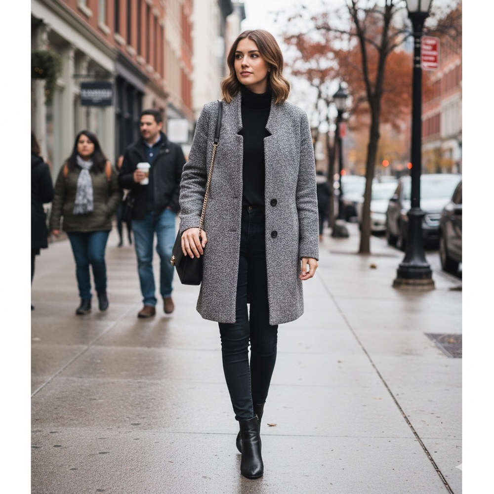 Old Navy Women's Gray Teddy Jacket